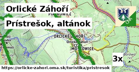 Prístrešok, altánok, Orlické Záhoří