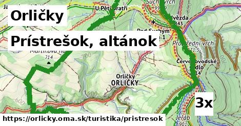 Prístrešok, altánok, Orličky