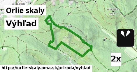 Výhľad, Orlie skaly