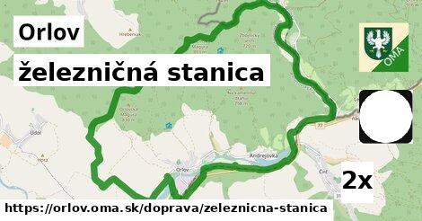 železničná stanica, Orlov