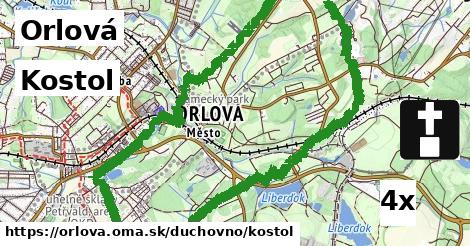 Kostol, Orlová