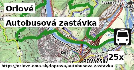 Autobusová zastávka, Orlové