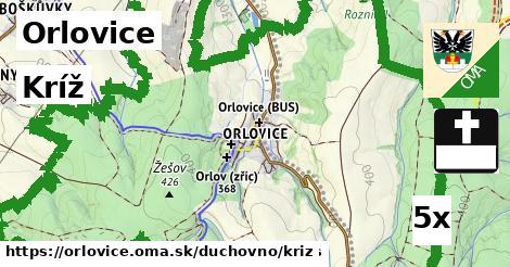 Kríž, Orlovice