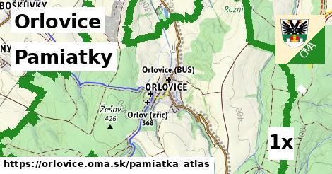 pamiatky v Orlovice