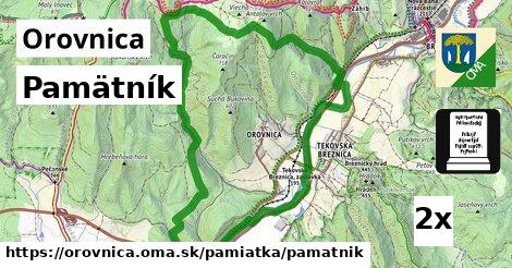 Pamätník, Orovnica