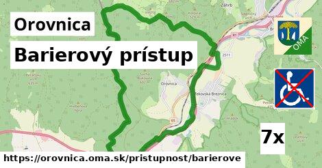 Barierový prístup, Orovnica