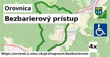 Bezbarierový prístup, Orovnica