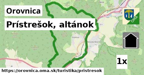 Prístrešok, altánok, Orovnica