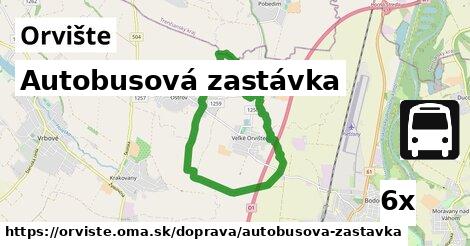 Autobusová zastávka, Orvište