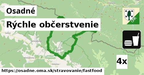 rýchle občerstvenie v Osadné