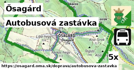 Autobusová zastávka, Ősagárd