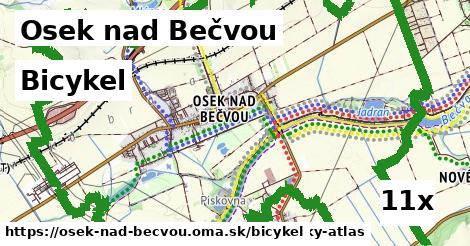 bicykel v Osek nad Bečvou