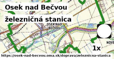železničná stanica, Osek nad Bečvou