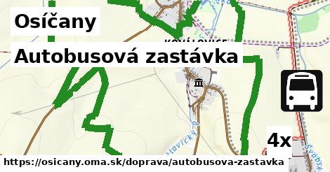 autobusová zastávka v Osíčany