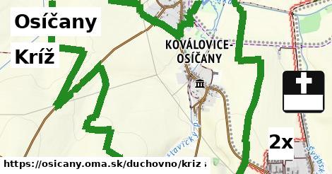 kríž v Osíčany