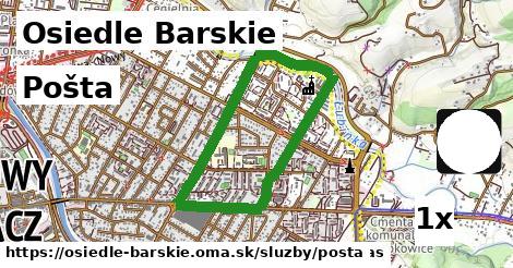 Pošta, Osiedle Barskie
