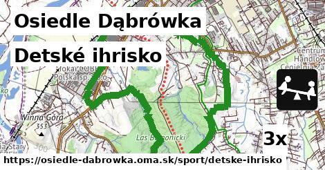 Detské ihrisko, Osiedle Dąbrówka