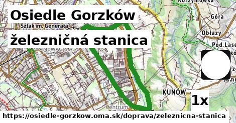 železničná stanica v Osiedle Gorzków