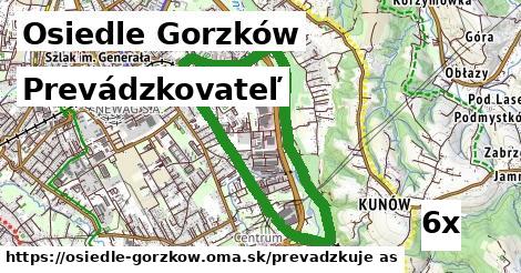 prevádzkovateľ v Osiedle Gorzków