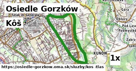 Kôš, Osiedle Gorzków