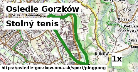 Stolný tenis, Osiedle Gorzków