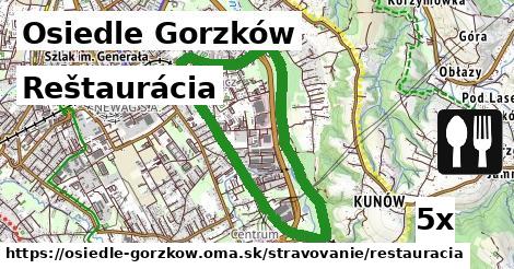 Reštaurácia, Osiedle Gorzków