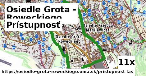 prístupnosť v Osiedle Grota - Roweckiego