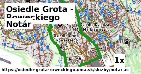 Notár, Osiedle Grota - Roweckiego