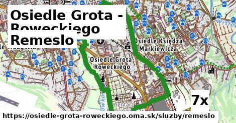 Remeslo, Osiedle Grota - Roweckiego