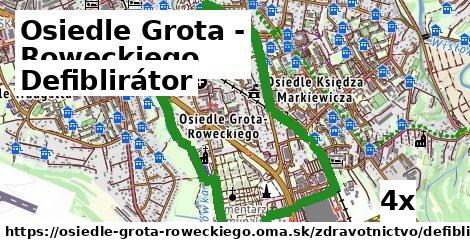 defiblirátor v Osiedle Grota - Roweckiego