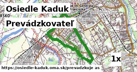 prevádzkovateľ v Osiedle Kaduk