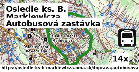 Autobusová zastávka, Osiedle ks. B. Markiewicza