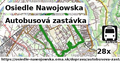 Autobusová zastávka, Osiedle Nawojowska