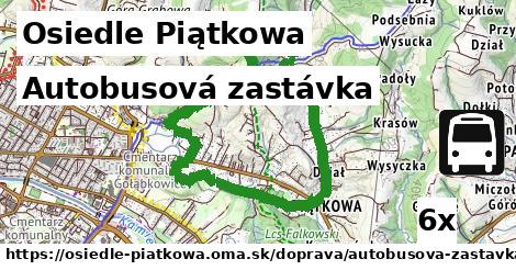 Autobusová zastávka, Osiedle Piątkowa