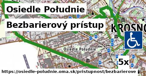 bezbarierový prístup v Osiedle Południe