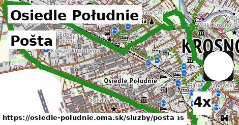 Pošta, Osiedle Południe