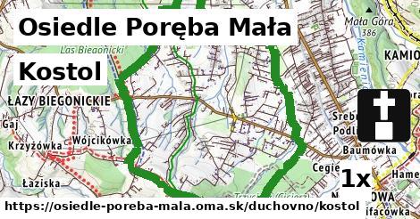 Kostol, Osiedle Poręba Mała