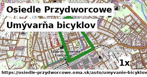 Umývarňa bicyklov, Osiedle Przydworcowe