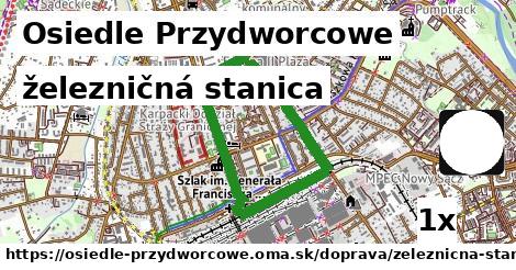 železničná stanica v Osiedle Przydworcowe