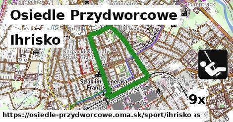 Ihrisko, Osiedle Przydworcowe