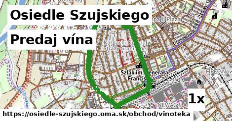 Predaj vína, Osiedle Szujskiego