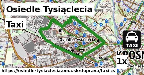 taxi v Osiedle Tysiąclecia