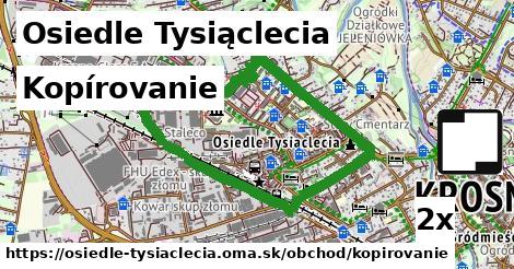 Kopírovanie, Osiedle Tysiąclecia