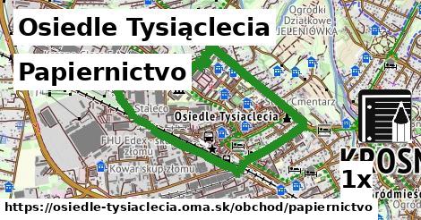 Papiernictvo, Osiedle Tysiąclecia