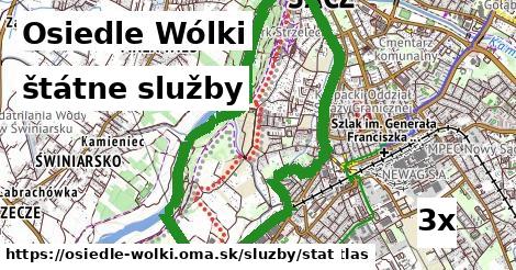 štátne služby, Osiedle Wólki