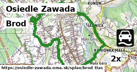 brod v Osiedle Zawada