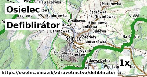 Defiblirátor, Osielec