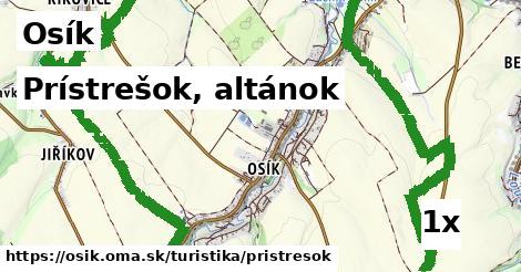 Prístrešok, altánok, Osík