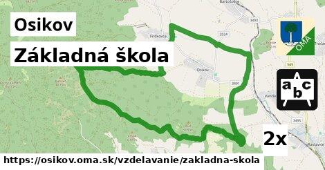 Základná škola, Osikov