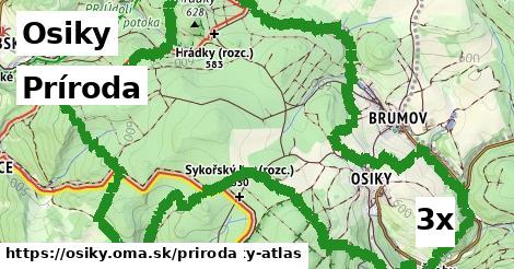 príroda v Osiky